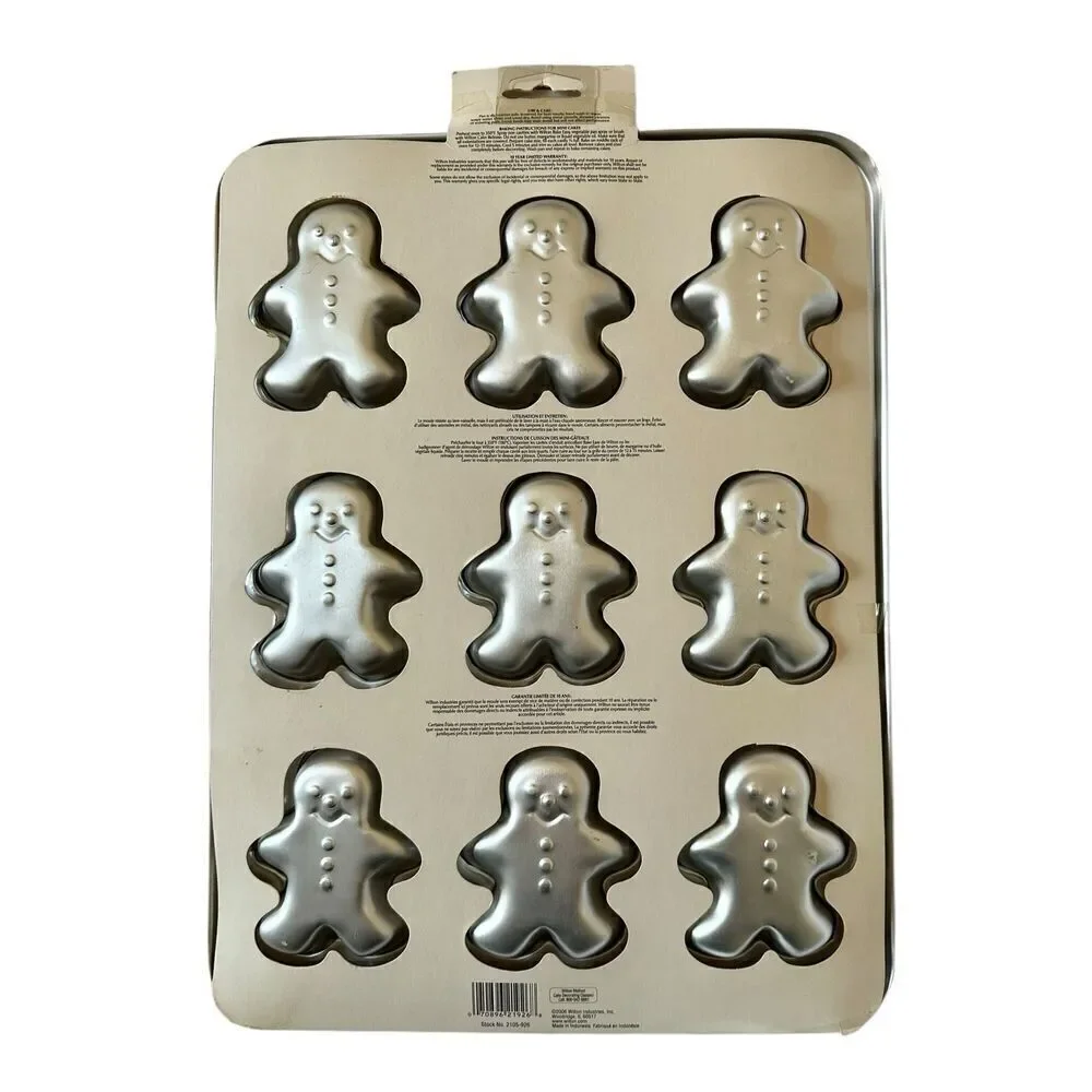 Gingerbread Man Pan-9 Cavities-NEW